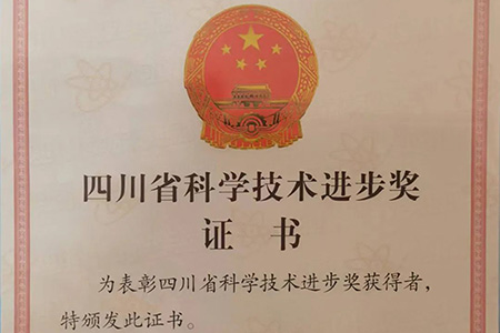 四川省科技前进三等奖