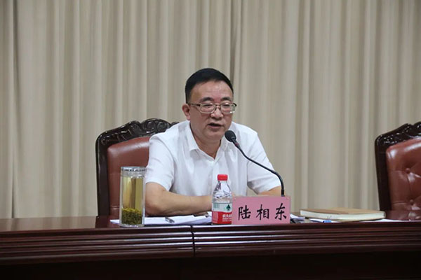 陆相东督导生产部等六个党支部“抓实抓细保清静 全力以赴保目的”专题组织生涯会