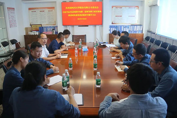 公司团委深入学习习近平总书记同团中央新一届向导班子成员整体谈话时的主要讲话精神