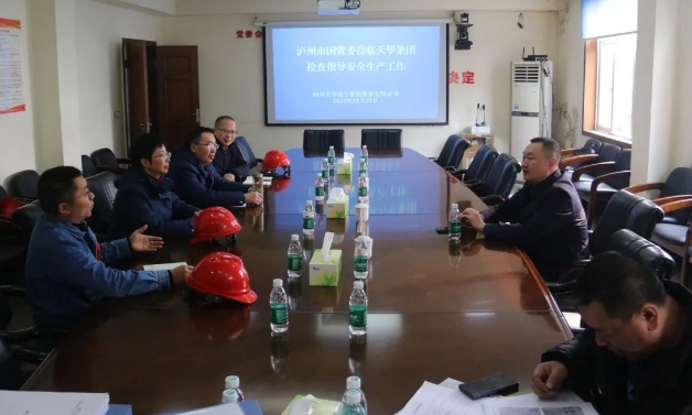 市国资委副主任廖星樾一行到集团检查清静环保生产事情