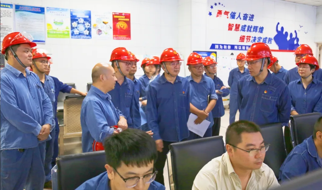 集团向导带队开展国庆前清静环保生产综合检查